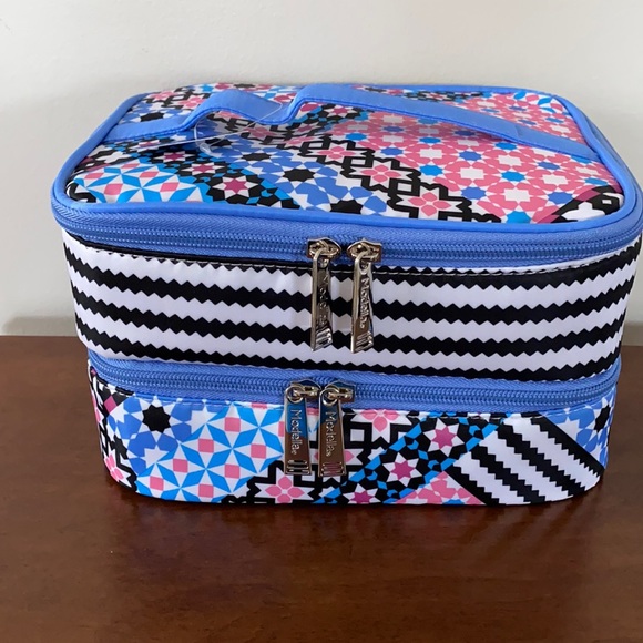 Modella Bags Modella Double Zip Train Case Poshmark